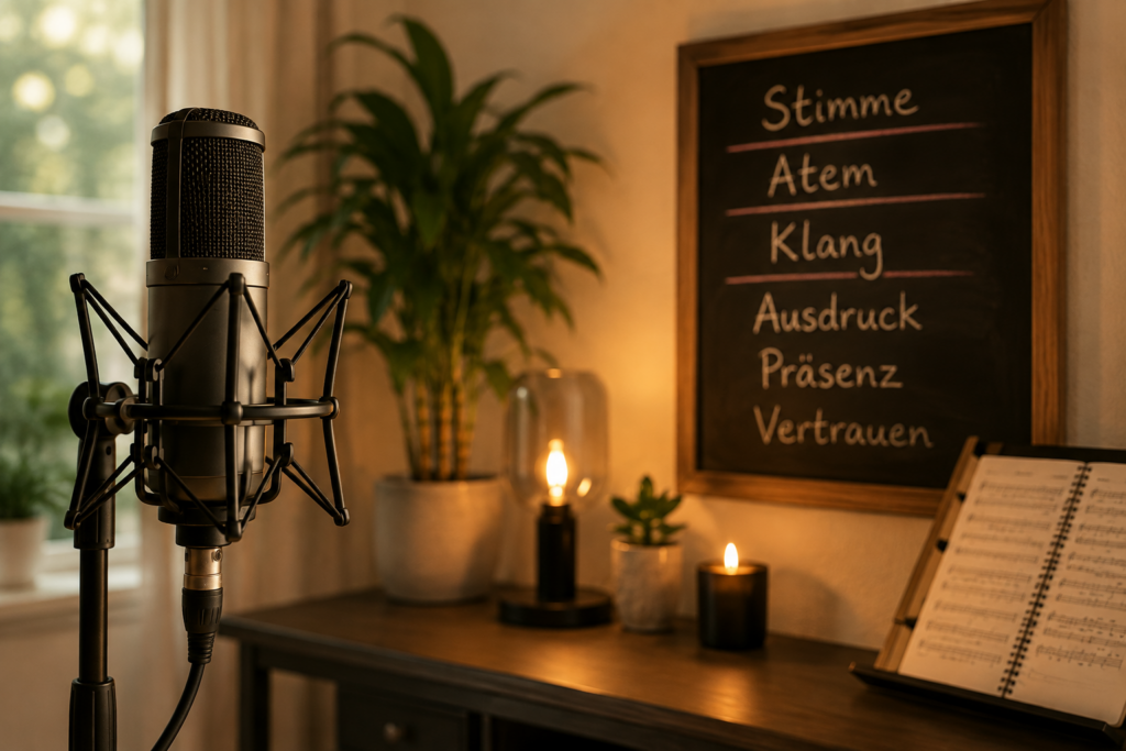 Standmikrofon im Gesangsraum – Die 3 Säulen einer freien Stimme